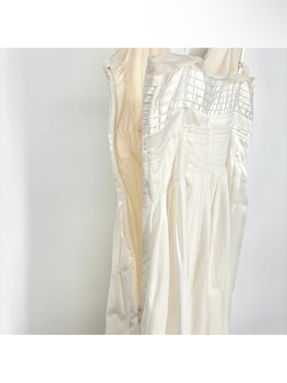 3.1 Phillip Lim Ivory and Cream Mixed-Texture Midi Dress - Picture 10 of 16